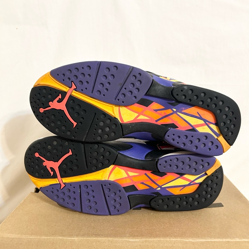Jordan Retro 8 Three Peat size 8 305381-142 2015 PRE-OWNED - Picture 7 of 10